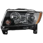 Driver Side Headlight For Jeep Compass 2013-2017 Halogen With Bulb(s) New. Price: $71.75.