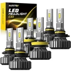 Auxito H11 H8 9005 9006 Led Headlight Bulbs High Kit Low Beam Bright White 6500K New. Price: $93.99.