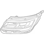 Genuine Ford Headlight Assembly FB5Z-13008-AD New. Price: $536.58.