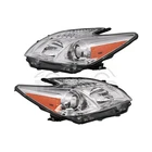 Pair Halogen Headlights Headlamps Assembly Set For Toyota Prius 2010-2011 Chrome New. Price: $105.99.