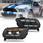 Full Led Headlights Assembly Ford Mustang 2010-2014 Sequential Front Lamps New. Price: $539.00.
