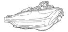 Genuine Volvo Headlamp Assembly 32337392 New. Price: $2028.66.