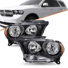 For 2011 2012 2013 Dodge Durango Halogen Headlights Black Housing Headlamps 2PC New. Price: $134.99.