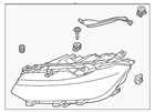 Genuine Volkswagen Headlamp Assembly 17A941060 New. Price: $368.29.