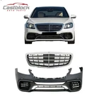 W222 S550 Facelift 18+ S63 Amg For 2014-2017 Mercedes Benz Class Front Bumper New. Price: $645.00.