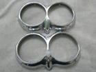 1958-1960 Corvette Chrome Headlight Bezel 1959 Original Gm 3779239 Used. Price: $300.00.