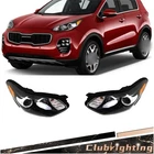 For Kia Sportage 2017-2018-2019-2020-22 Headlights Lh+rh Halogen Black W/led Drl New. Price: $133.63.