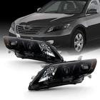 For Dark Black 2007 2008 2009 Toyota Camry Headlights Sets Left+right 07-09 New. Price: $219.21.