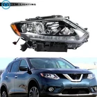 Headlight Passenger Side Halogen W/led Drl For 2014-2016 Nissan Rogue Chrome Rh New. Price: $58.11.