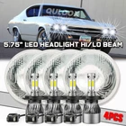 4PCS 5.75" 5-3/4" 6500K Led Headlights Hi/lo Beam For Chevy Chevelle 1964-1970 New. Price: $68.00.