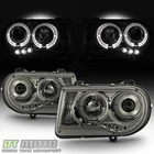 Smoke 2005-2010 Chrysler 300C Led Halo Projector Headlights Headlamps Left+right New. Price: $178.99.