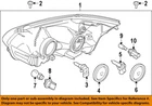 Ford Oem 03-25 Continental-high Beam Bulb Dust Cap 4S4Z13N019AA New. Price: $31.03.