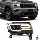 Black Headlight For 2014-2021 Jeep Grand Cherokee W/bulbs&ballast Hid Lamp Rh Used. Price: $99.99.
