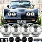 4PCS For Chevy Corvette C3 68-82 3/4" 5.75" Led Headlights Hi/lo Beam Drl Lamp New. Price: $60.99.