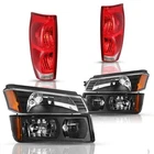 Headlights Taillights For 2002-2006 Avalanche Body Cladding Bumper Black New. Price: $257.99.