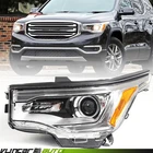 For Gmc Acadia 2017-2019 Halogen Headlight Chrome W/ Led Drl Driver Left Bulb New. Price: $123.90.