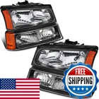 Mostplus Headlight Assembly Compatible 2003-2006 Chevy Silverado/avalanche New. Price: $169.99.