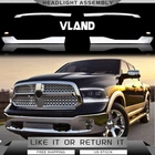 Vland Full Led Clear Headlights For 2009-2018 Dodge Ram 1500 2500 3500 Animation New. Price: $589.99.