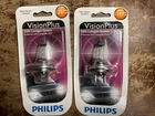 2 Philips Lighting Visionplus Headlight Bulbs 55W New Packages. Price: $14.00.