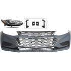 For 2016 Chevy Cruze Front Bumper Cover Grill Kit Halogen Headlight W/led Drl Rh New. Price: $289.99.