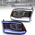 Vland For 2009-2018 Dodge Ram 1500 2500 3500 Black Led-drl Projector Head Light New. Price: $449.99.