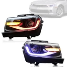 Led Headlights Front Lamps For 2014-2015 Chevrolet Chevy Camaro Sequential Turn New. Price: $351.99.