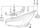 Genuine Subaru Headlamp Assembly 84002XC11A New. Price: $538.67.