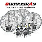 Dot H5001 H5006 4PC 5.75" Led Headlights Fit For Dodge D100 D200 W100 W200 Truck New. Price: $99.99.