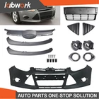 Labwork Front Bumper Cover & Grille Fog Lights Ford Focus 2012-2014 New. Price: $119.64.
