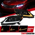Fit 2011-2020 Toyota Sienna Smoke Projector Headlights Led Drl Sequential Lamps New. Price: $324.99.
