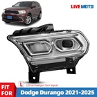 For 2021-2025 Dodge Durango Chrome W/halogen Turn Signal Led Headlight Left Side New. Price: $148.99.