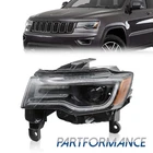 For 2016-21 Jeep Grand Cherokee Xenon Hid Headlight Black Left Driver Side Lh New. Price: $212.80.