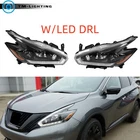 For 2018 Nissan Murano Left&right Side Halogen Headlights Black Assy W/ Led Drl New. Price: $227.05.
