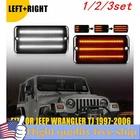 2/4X Led Front Turn Signals Lamp Amber Indicator +drl For Jeep Wrangler Tj 97-06 New. Price: $119.69.