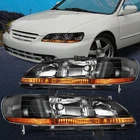 For 1998-2002 Honda Accord Black Headlight Headlamps Replacement Left+right Side New. Price: $78.99.
