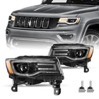 Headlight For 2014-21 Jeep Grand Cherokee W/bulb&ballast Hid Lamp New. Price: $363.99.