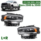 Led Headlight For 2019-2024 Ram 2500 3500 W/ Bulb Black Bezel Right+left Pair New. Price: $492.99.