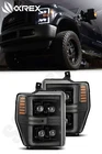 Alpharex Alpha-black Nova Led Headlights 2008-2010 Ford F-250/350/450 New. Price: $1280.00.