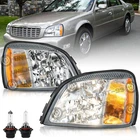 For 2000-2005 Cadillac Deville Halogen Headlights 00-05 Headlamps W/bulbs New. Price: $65.99.