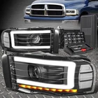 For 02-05 Dodge Ram Led Drl Black Clear Projector Headlight Lamps+tool Set New. Price: $184.88.
