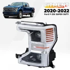 2020-2022 Ford F250 F350 Super Duty Chrome Full Led Headlight Driver Left New. Price: $335.99.