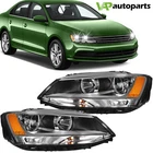 For Volkswagen Jetta 2011-2018 Headlights Assembly Pair Left + Right Headlamp New. Price: $99.99.