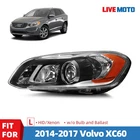 For 2014-2017 Volvo XC60 Hid/xenon Headlight W/o Ballast Bulb Left Driver New. Price: $314.07.