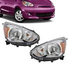 Halogen Lamps Pair For 2014-2020 19 18 17 Mitsubishi Mirage Hatchback Headlight New. Price: $203.33.