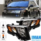2007-2010 Ford Edge Pair Black Housing Headlights Headlamps With Bulbs New. Price: $134.99.