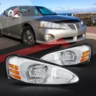 Chrome Housing Amber Corner Turn Signal Headlights For 04-08 Pontiac Grand Prix New. Price: $84.90.