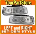 Headlamps Set Pair For Chevy Silverado Truck Tahoe New. Price: $64.95.