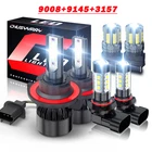 9008+9145+3157 Combo Led Headlight Hi/low Beam +fog +turn Signal Kit Bulbs New. Price: $41.59.