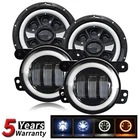 For Jeep CJ5 1960-1983 Led Headlights W/drl Combo Hi/lo Beam Fog New. Price: $149.99.
