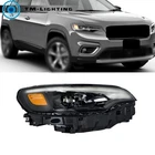 For 2019 2020 2021 2022 Jeep Cherokee Right Side Led Black Headlight W/ Ballast New. Price: $118.06.
